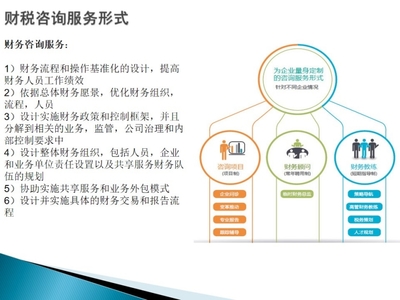财税咨询与财务咨询 企业稳健发展的双翼护航